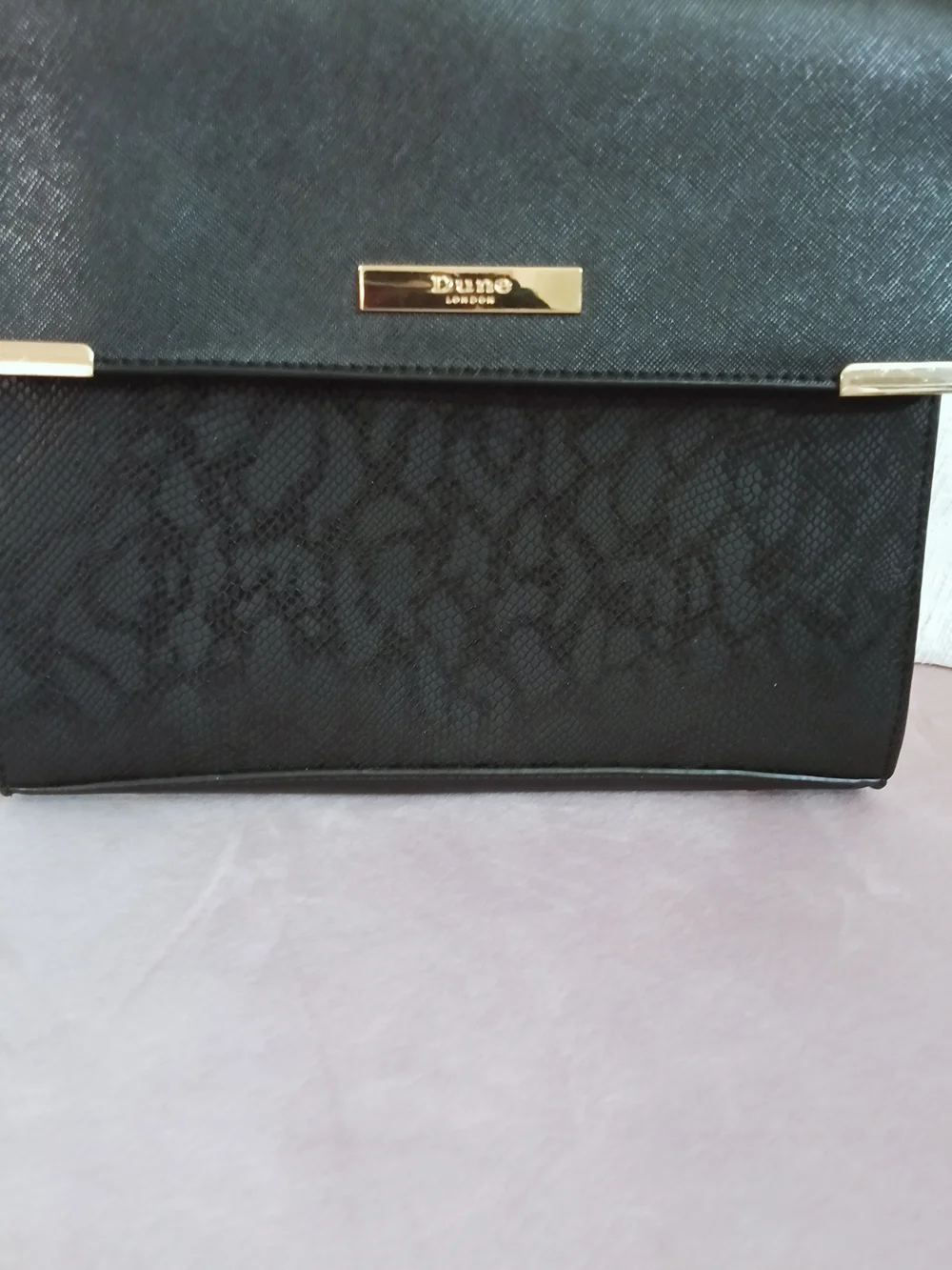 Dune London Black Structured Top-Handle‎ Bag